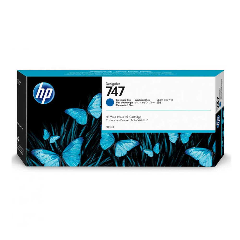 Hp 747-P2V85A Kromatik Mavi Orjinal Kartuş