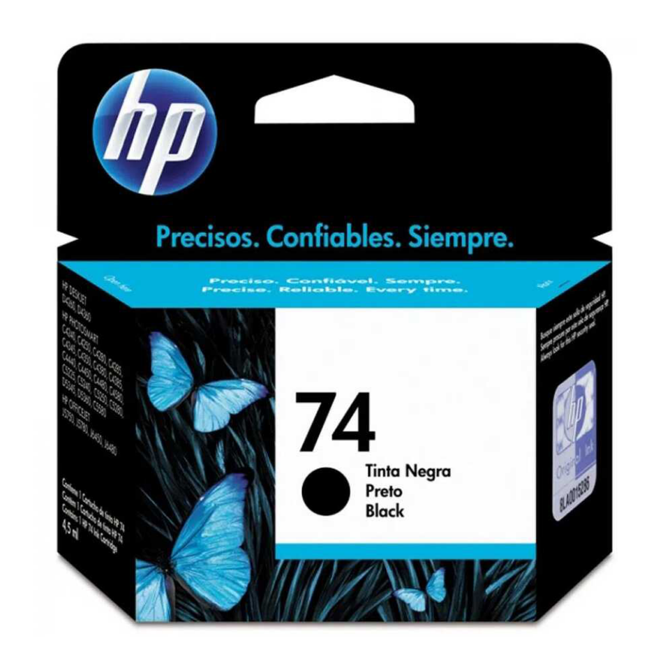 Hp 74-CB335WB Siyah Orjinal Kartuş