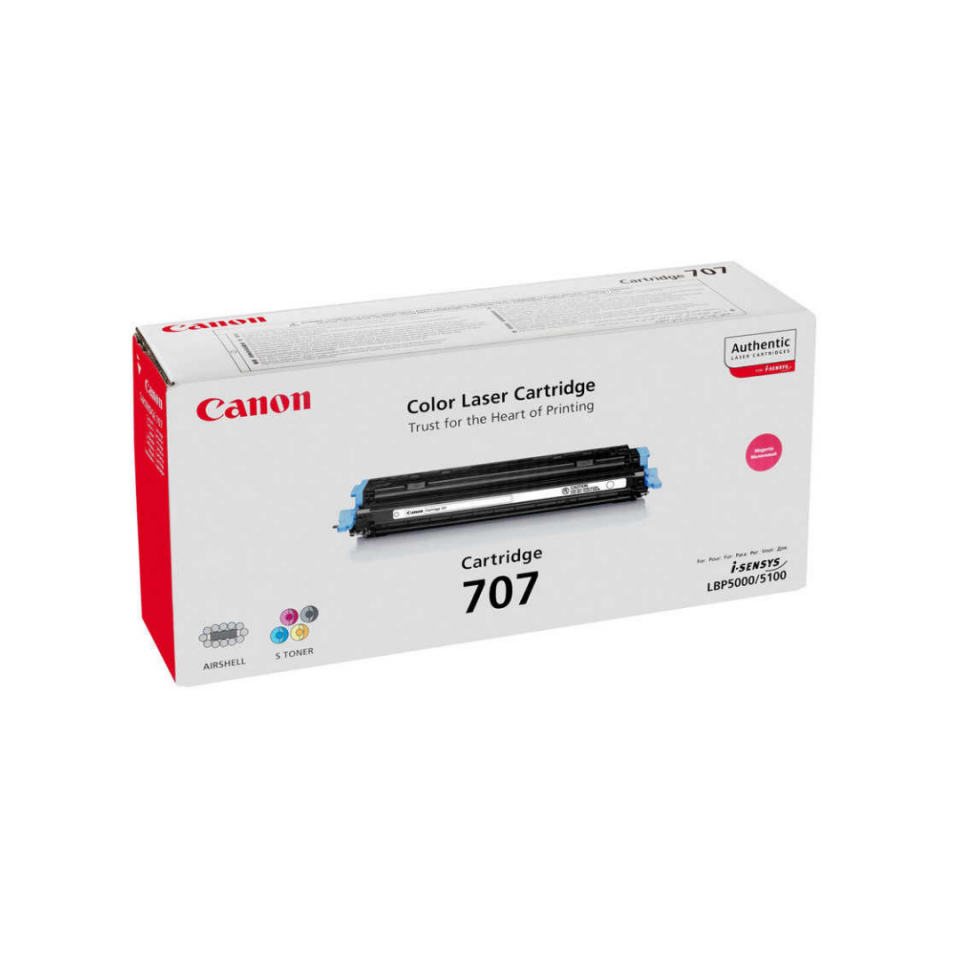 Canon CRG-707 Kırmızı Orjinal Toner