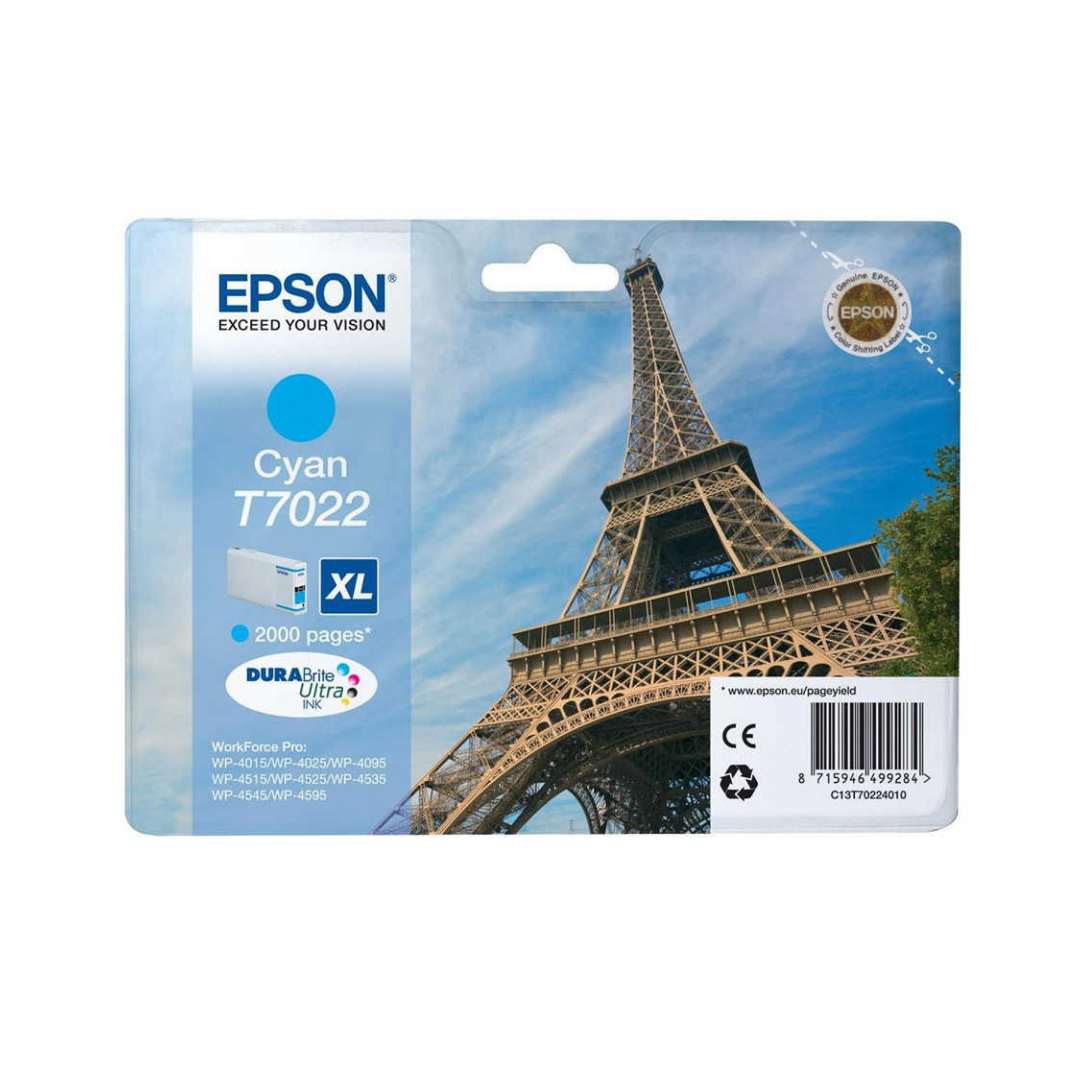 Epson T7022XL-C13T70224010 Mavi Orjinal Kartuş