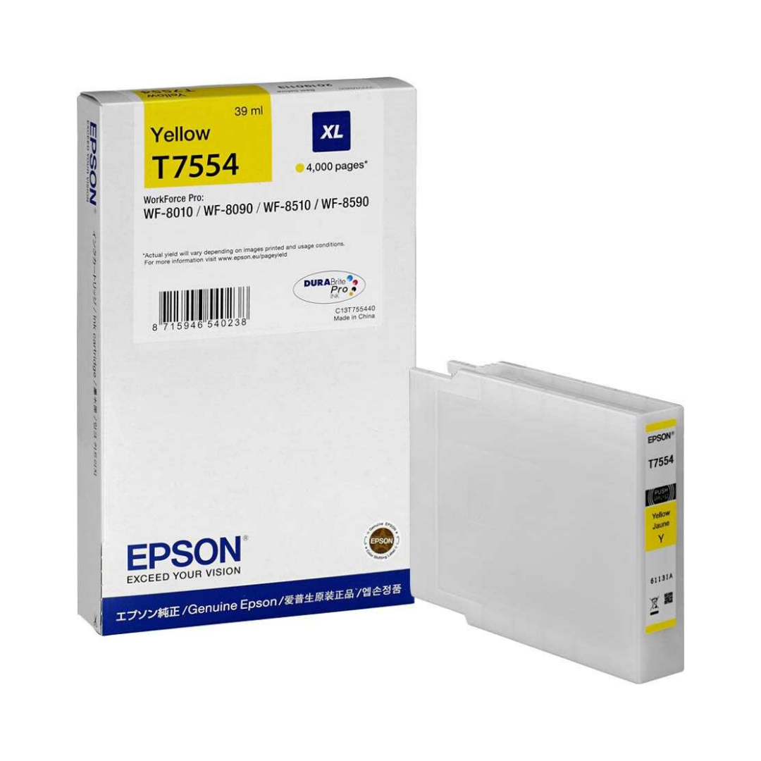 Epson T7554XL-C13T755440 Sarı Orjinal Kartuş