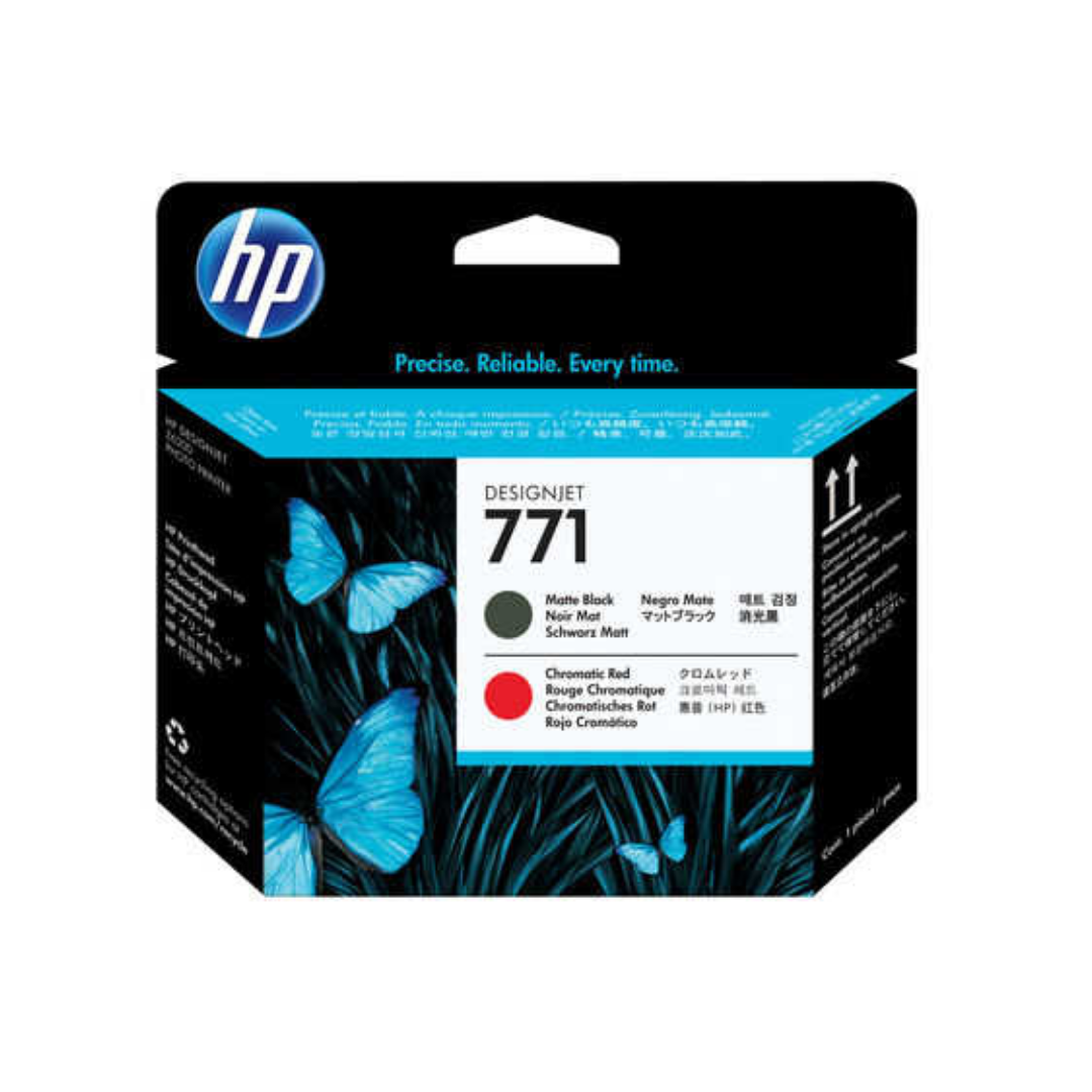 Hp 771-CE017A Orjinal Mat Siyah-Kromatik Kırmızı Baskı Kafası