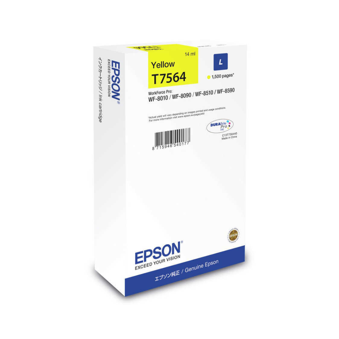 Epson T7564L Sarı Orjinal Kartuş