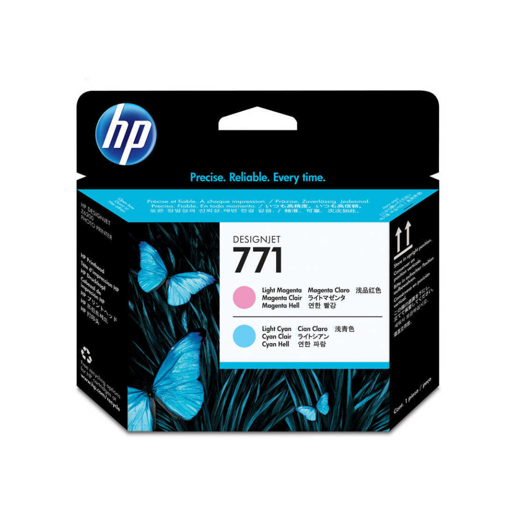 Hp 771-CE019A Orjinal Açık Mavi & Açık Kırmızı Baskı Kafası