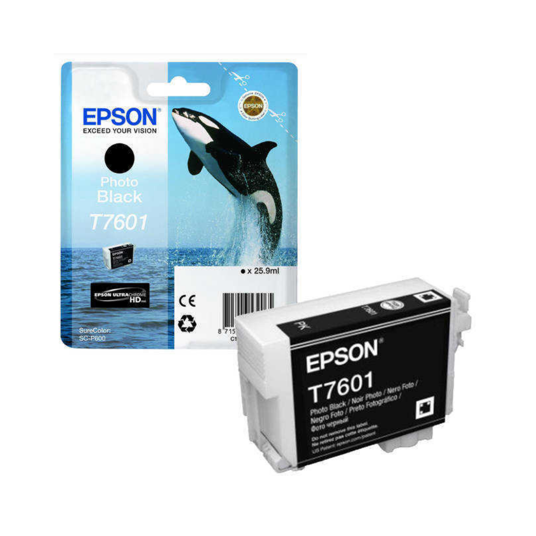 Epson T7601-C13T76014010 Foto Siyah Orjinal Kartuş
