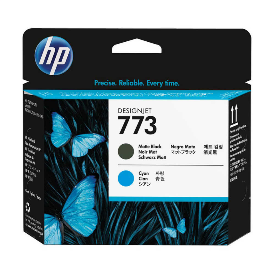 Hp 773c-C1Q20A Orijinal Mat Siyah ve Mavi Baskı Kafası