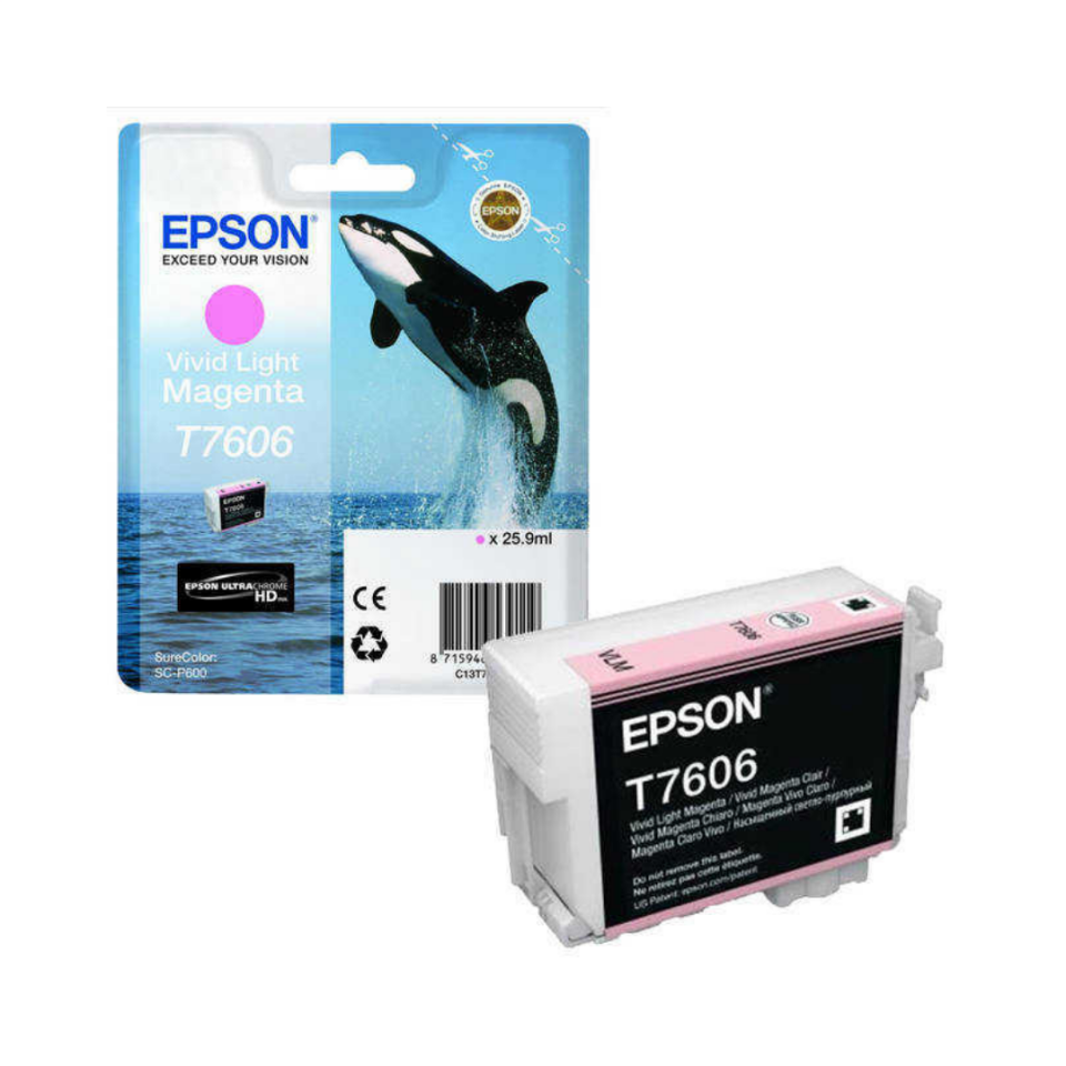 Epson T7606-C13T76064010 Açık Kırmızı Orjinal Kartuş