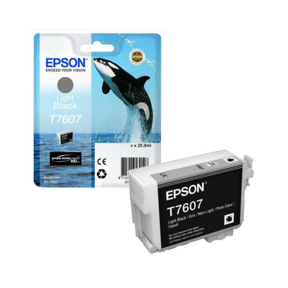 Epson T7607-C13T76074010 Açık Siyah Orjinal Kartuş