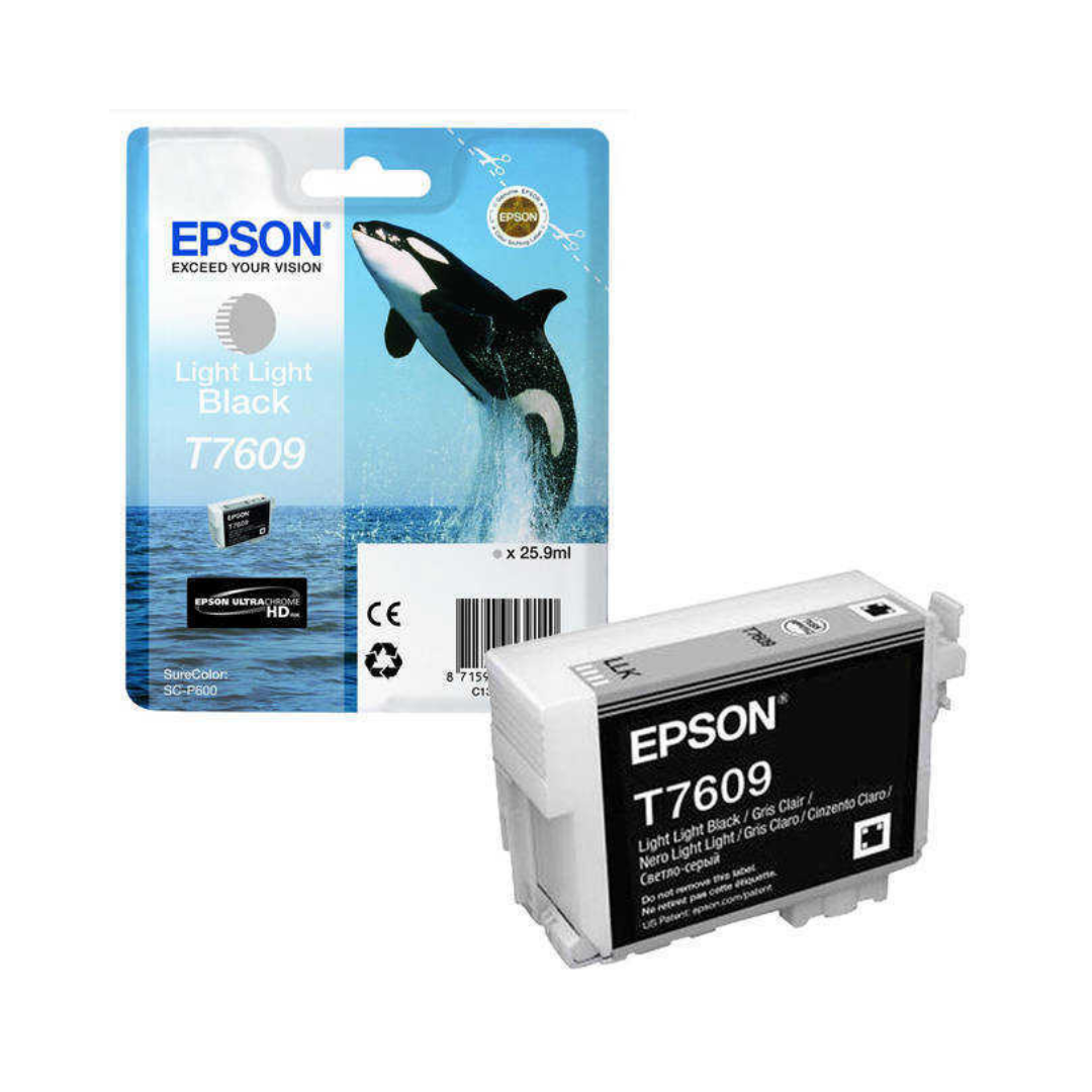 Epson T7609-C13T76094010 Açık Açık Siyah Orjinal Kartuş