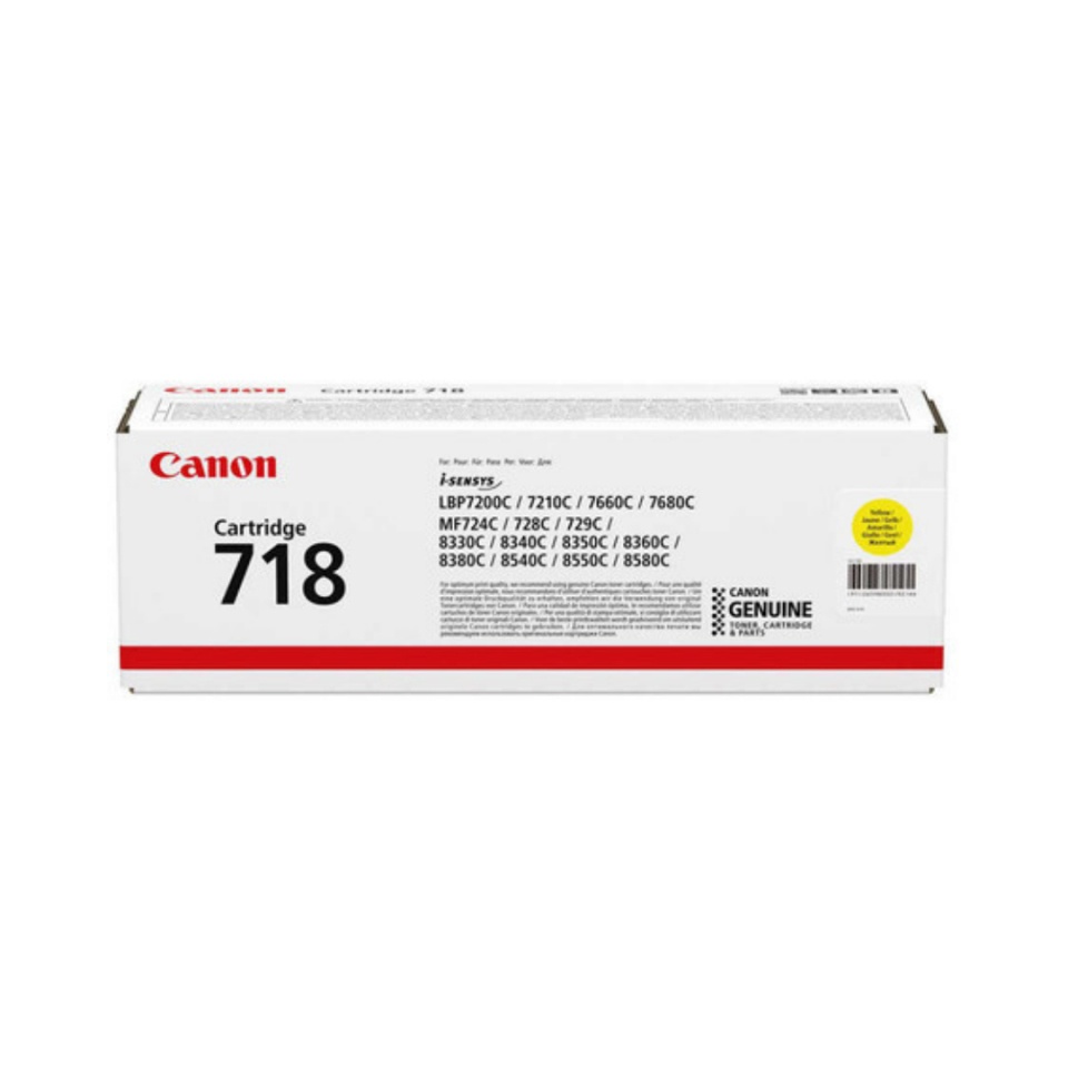 Canon Crg-718 Orjinal Sarı Toner