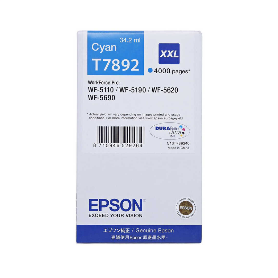 Epson T7892-C13T789240 Mavi Orjinal Kartuş