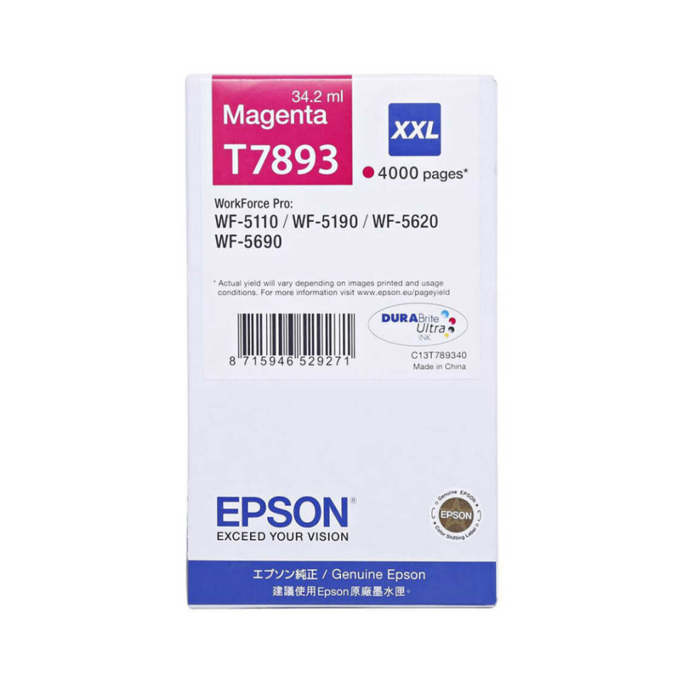 Epson T7893-C13T789340 Kırmızı Orjinal Kartuş