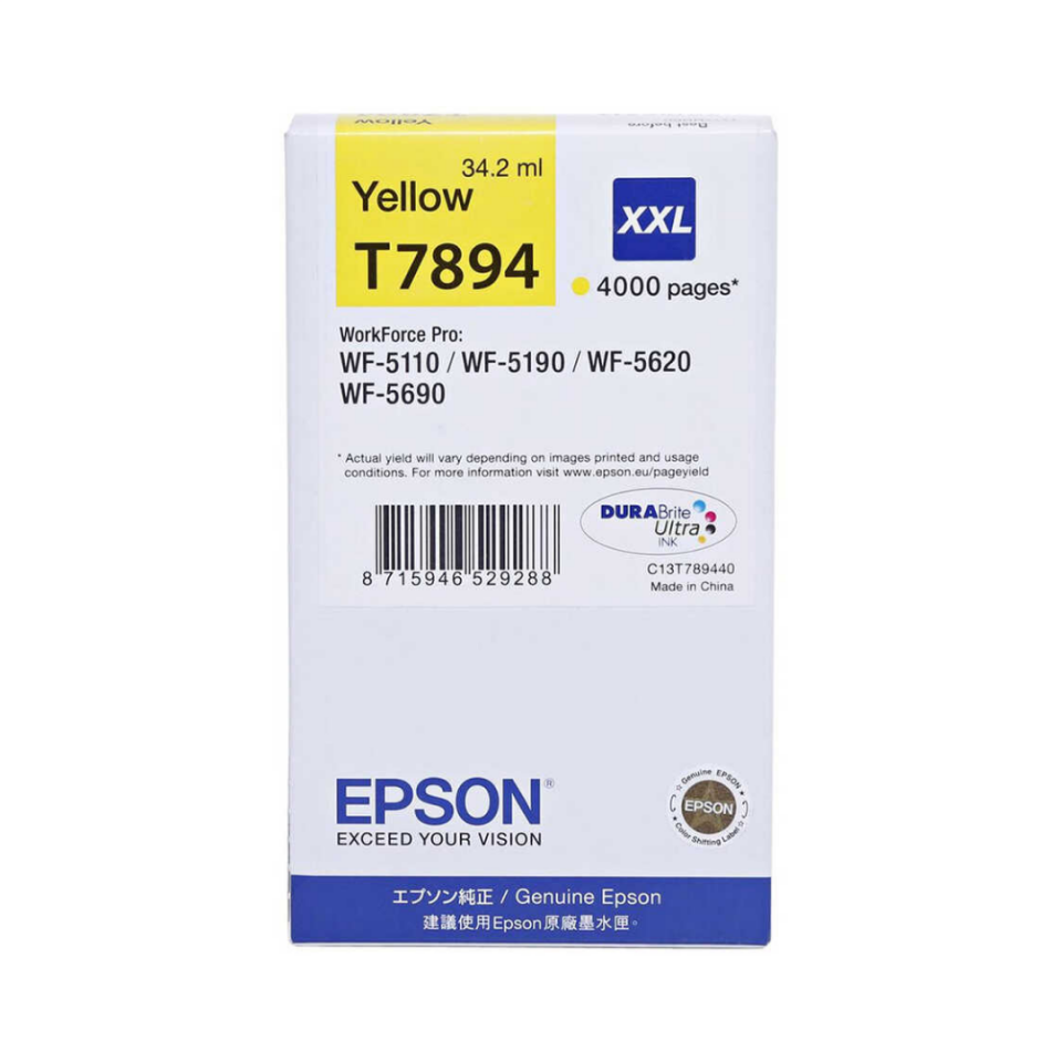Epson T7894-C13T789440 Sarı Orjinal Kartuş