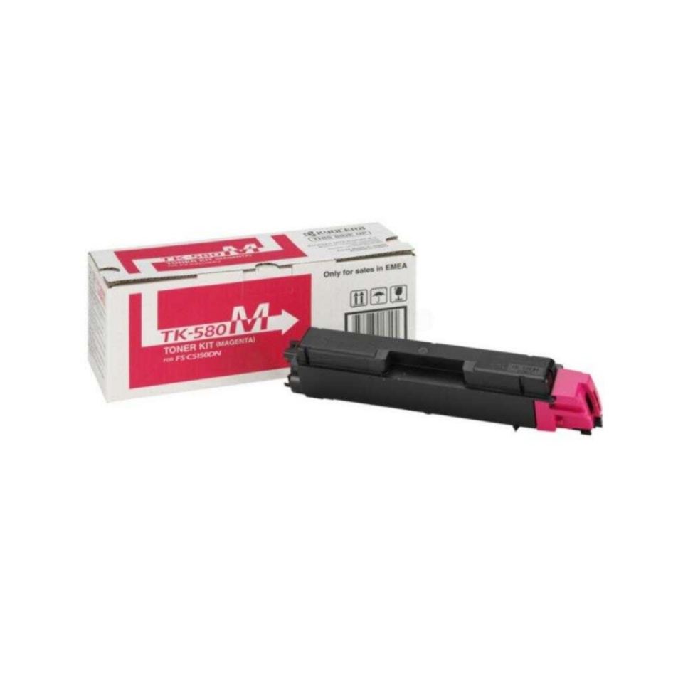 Kyocera TK-580/1T02KTBNL0 Kırmızı Orjinal Toner