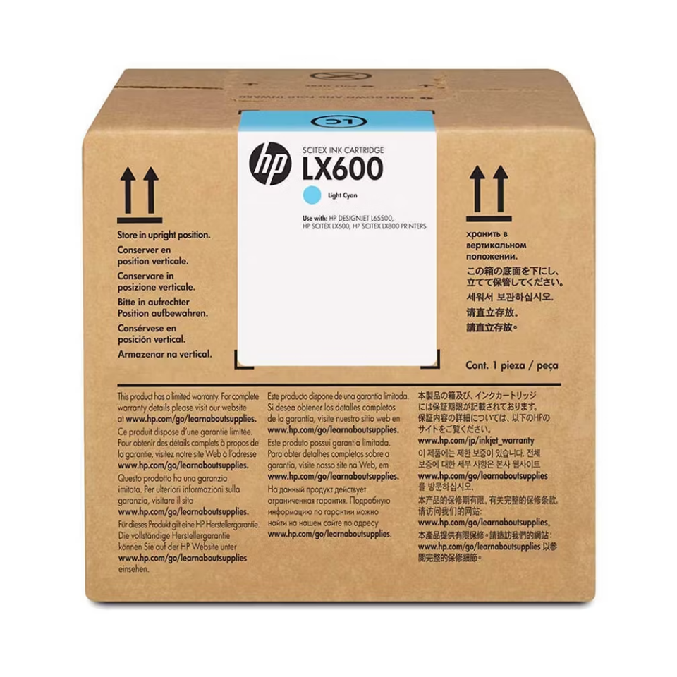 Hp 786-CC589A Açık Mavi 3Litre Lateks Mürekkep Kartuşu