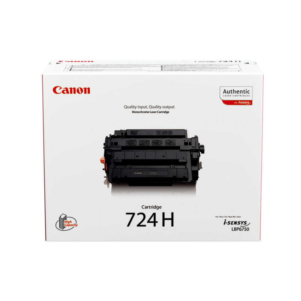 Canon CRG-724H Orjinal Toner Yüksek Kapasiteli