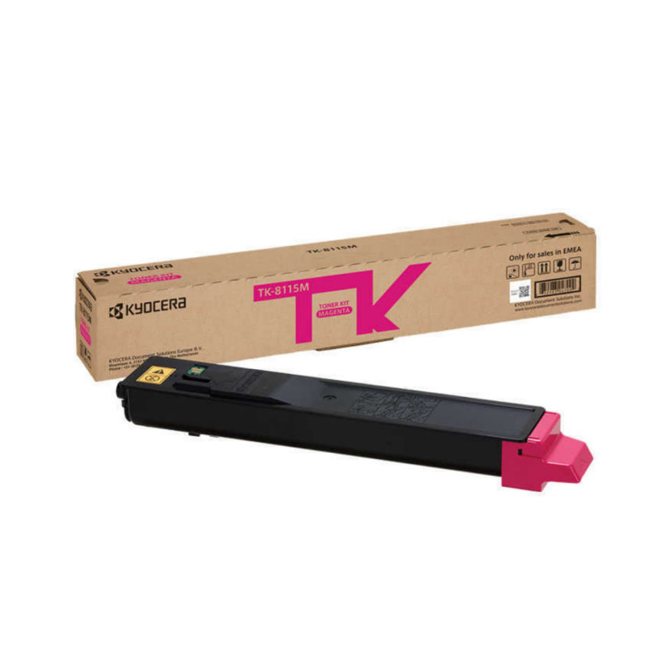 Kyocera TK-8115/1T02P3BNL0 Kırmızı Orijinal Toner