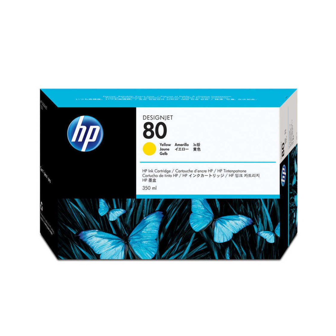 Hp 80-C4848A Sarı Orjinal Kartuş Yüksek Kapasiteli