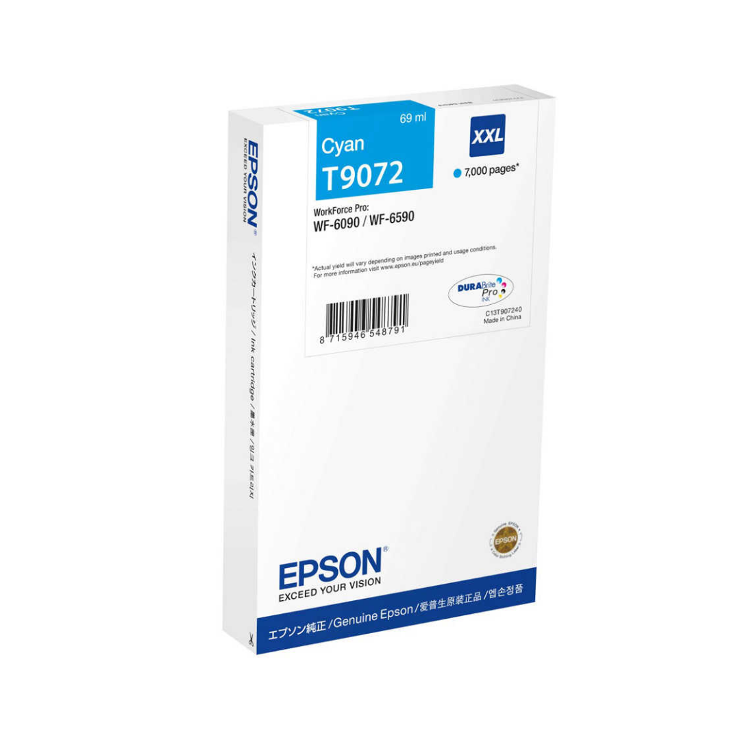 Epson T9072-C13T907240 Mavi Orjinal Kartuş Yüksek Kapasiteli