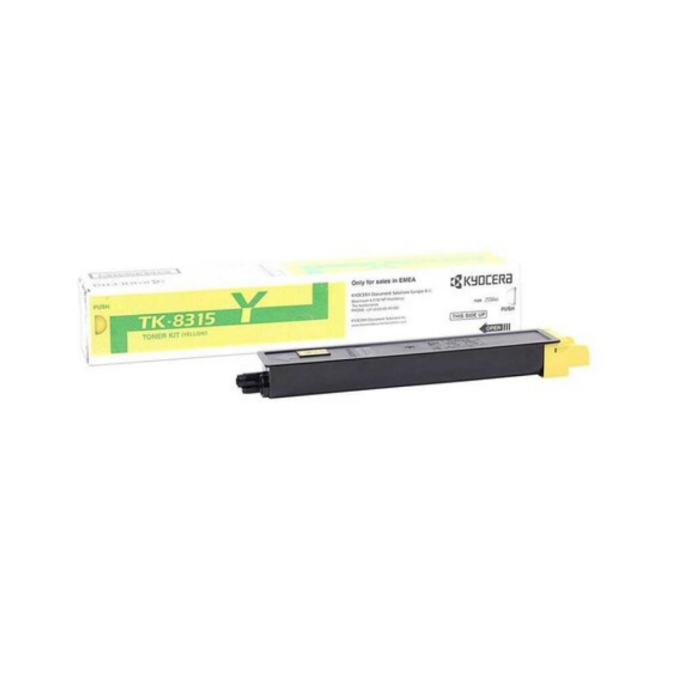 Kyocera TK-8315/1T02MVANL0 Sarı Orjinal Fotokopi Toneri