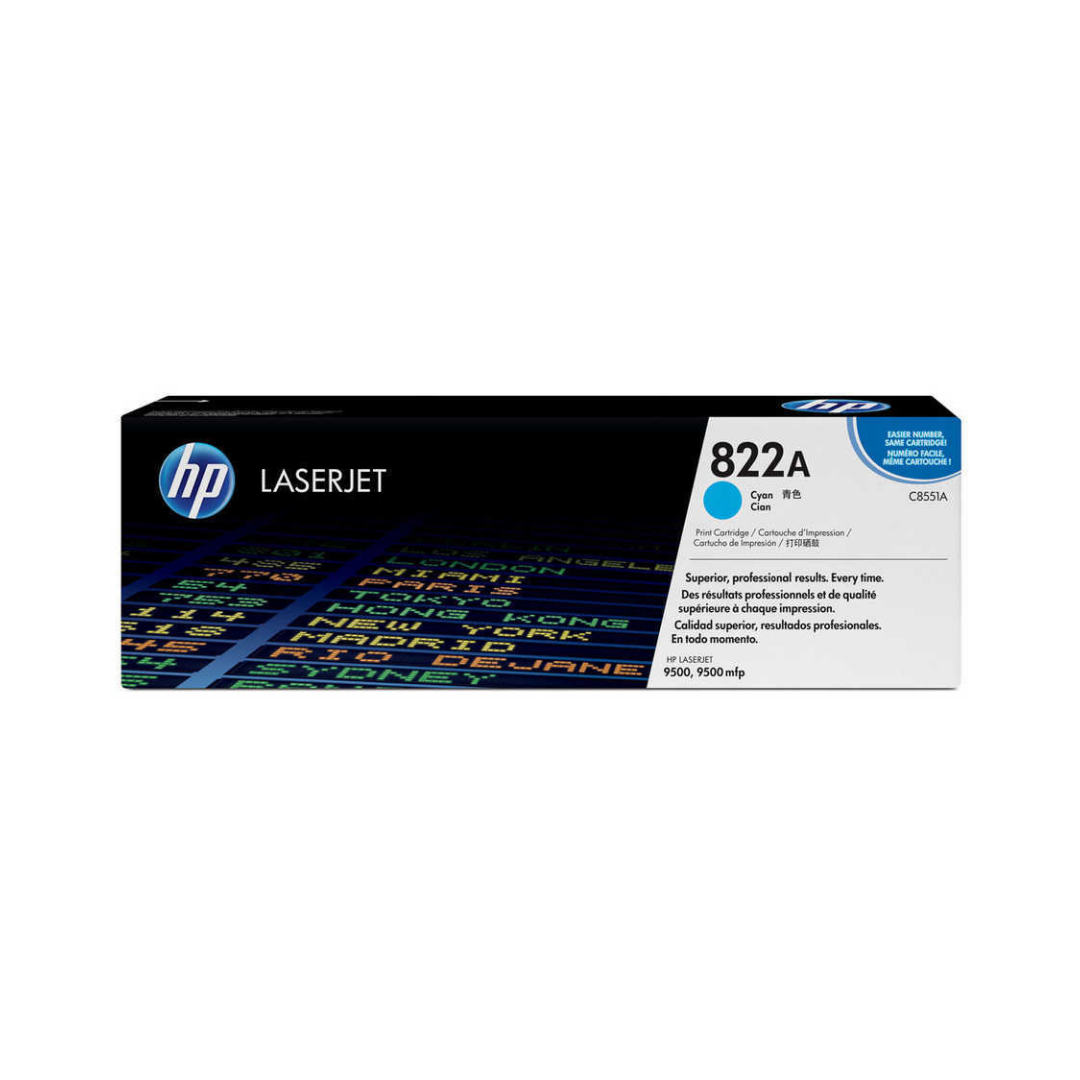 Hp 822A-C8551A Mavi Orjinal Toner