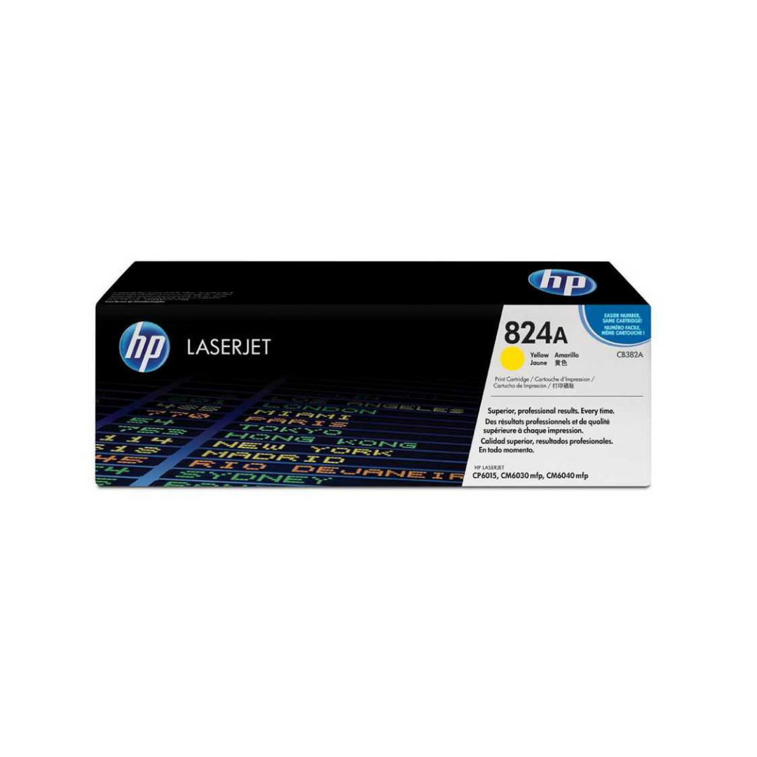 Hp 824A-CB382A Orjinal Sarı Toner