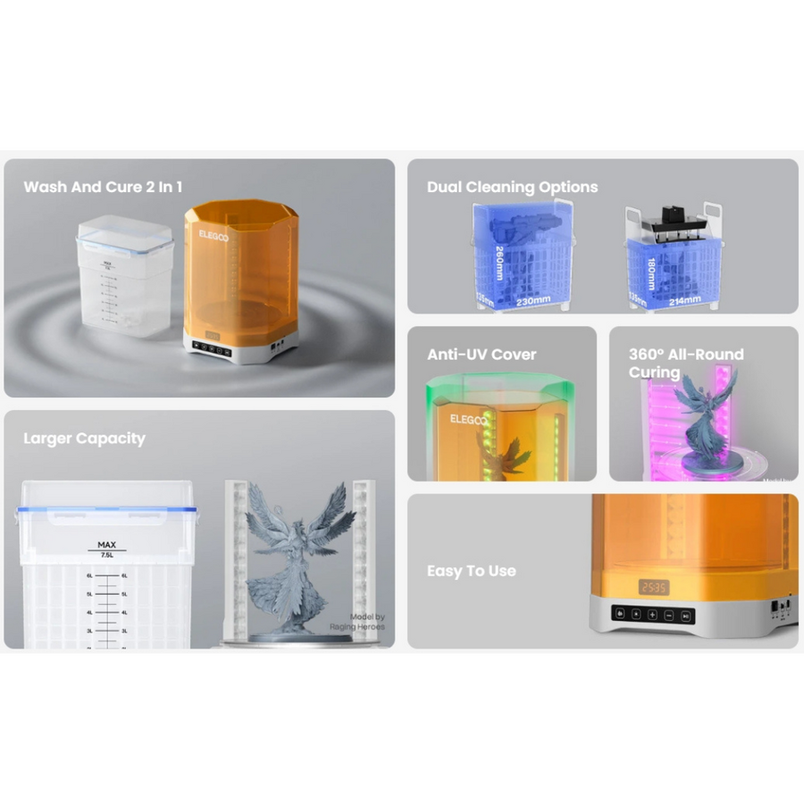 Elegoo Mercury Plus V3.0 Yıkama Ve Kürleme Makinesi