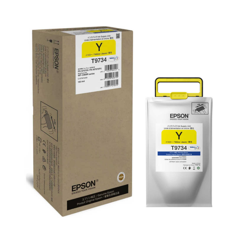 Epson T9734XL-C13T973400 Sarı Orjinal Kartuş