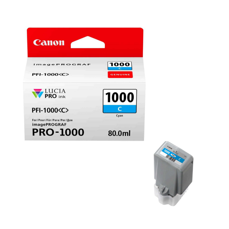 Canon PFI-1000C Mavi Orjinal Kartuş
