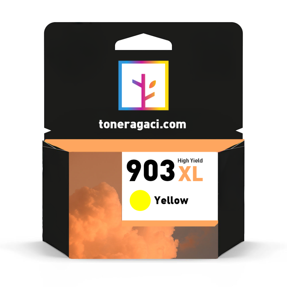 Hp 903XL-T6M11AE Sarı Muadil Kartuş Yüksek Kapasiteli