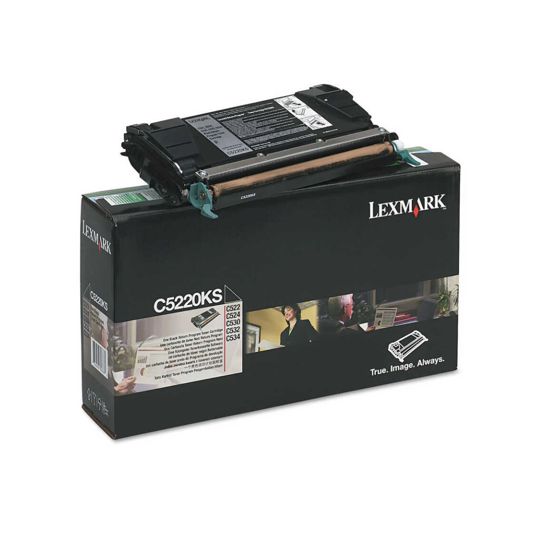 Lexmark C522-C5220KS Siyah Orjinal Toner