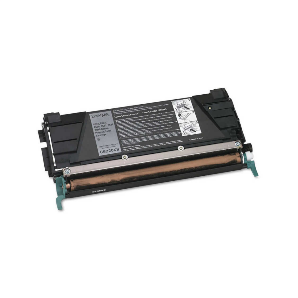 Lexmark C522-C5220KS Siyah Orjinal Toner