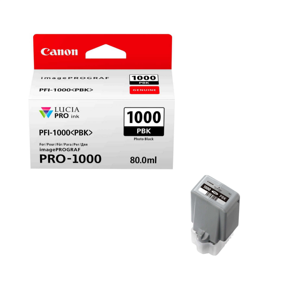 Canon PFI-1000PBK Foto Siyah Orjinal Kartuş