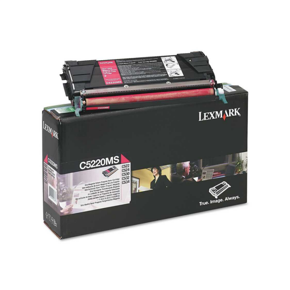 Lexmark C522-C5220MS Kırmızı Orjinal Toner