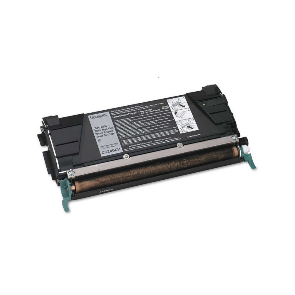 Lexmark C524-C5240KH Siyah Orjinal Toner Yüksek Kapasiteli