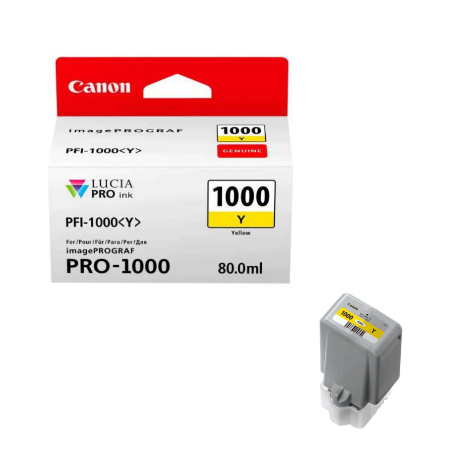 Canon PFI-1000Y Sarı Orjinal Kartuş