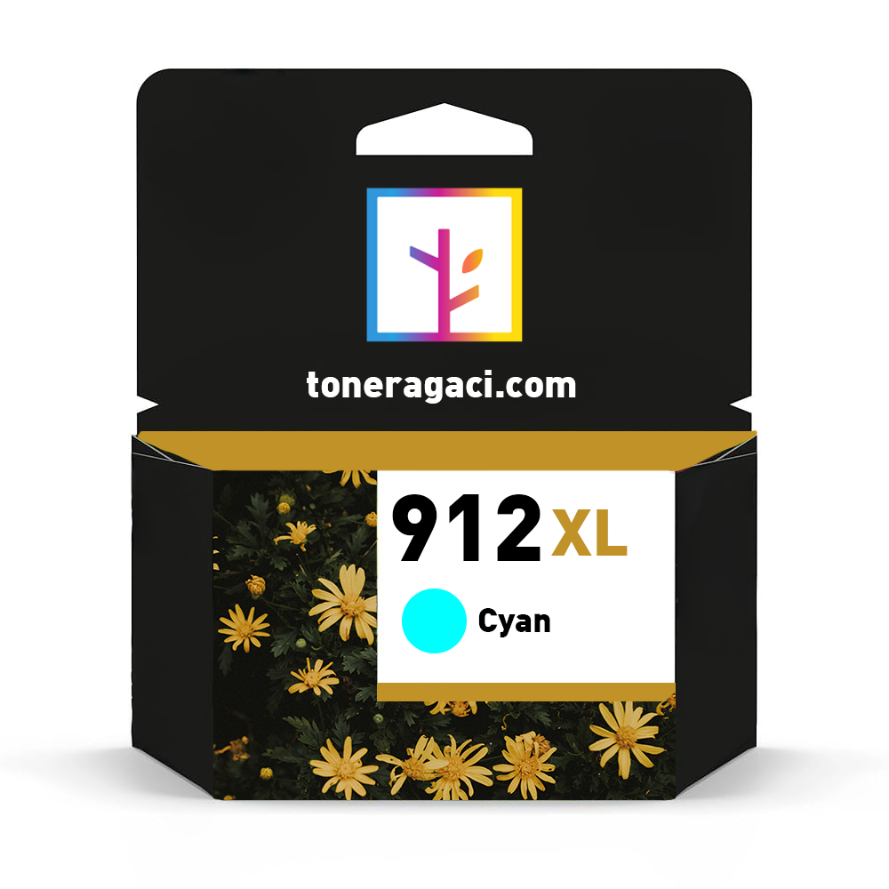 Hp 912XL-3YL81AE Mavi Muadil Kartuş