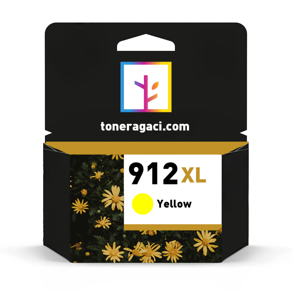 Hp 912XL-3YL83AE Sarı Muadil Kartuş