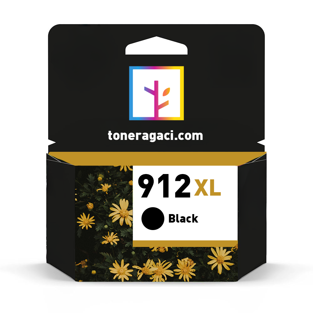 Hp 912XL-3YL84AE Siyah Muadil Kartuş