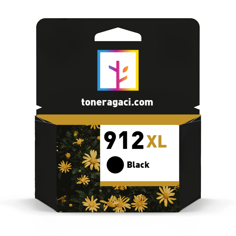 Hp 912XL-3YL84AE Siyah Muadil Kartuş