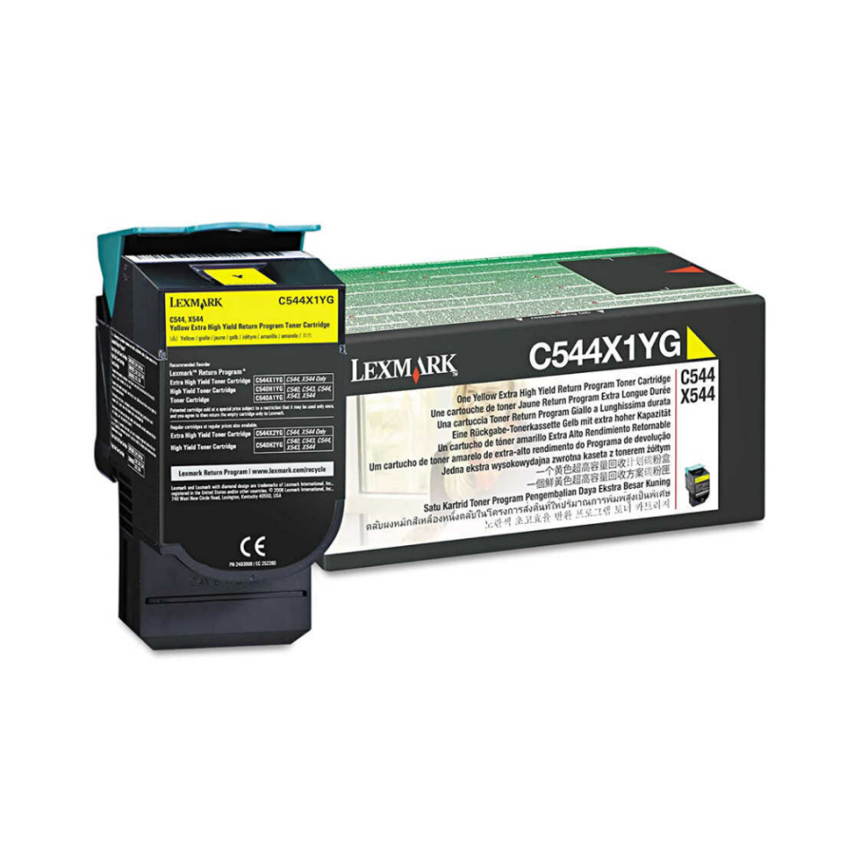 Lexmark C544-C544X1YG Sarı Orjinal Toner