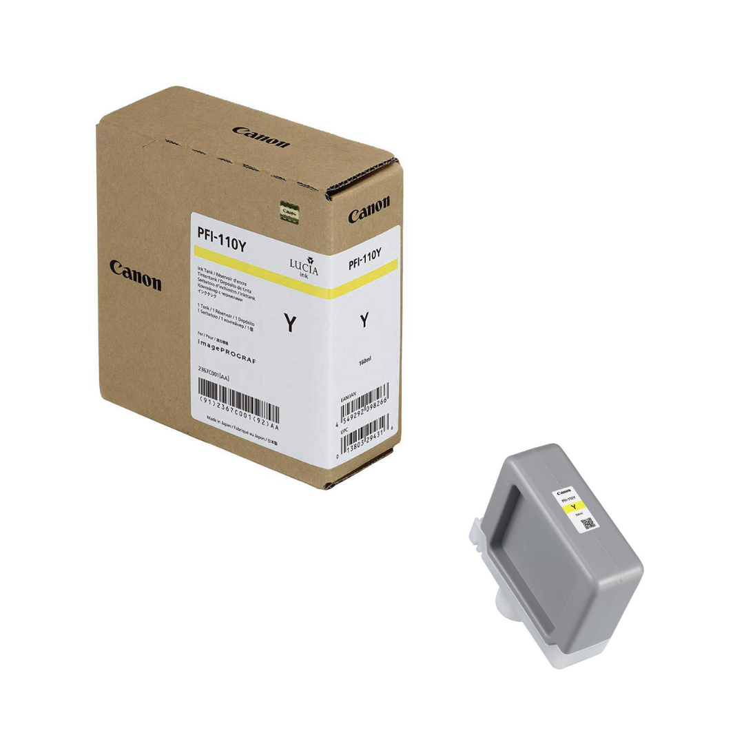 Canon PFI-110Y Sarı Orjinal Kartuş
