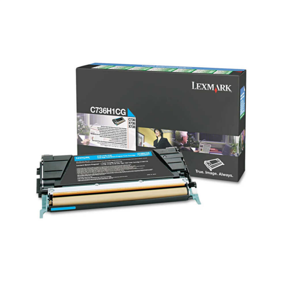 Lexmark C736-C736H1CG Mavi Orjinal Toner Yüksek Kapasiteli