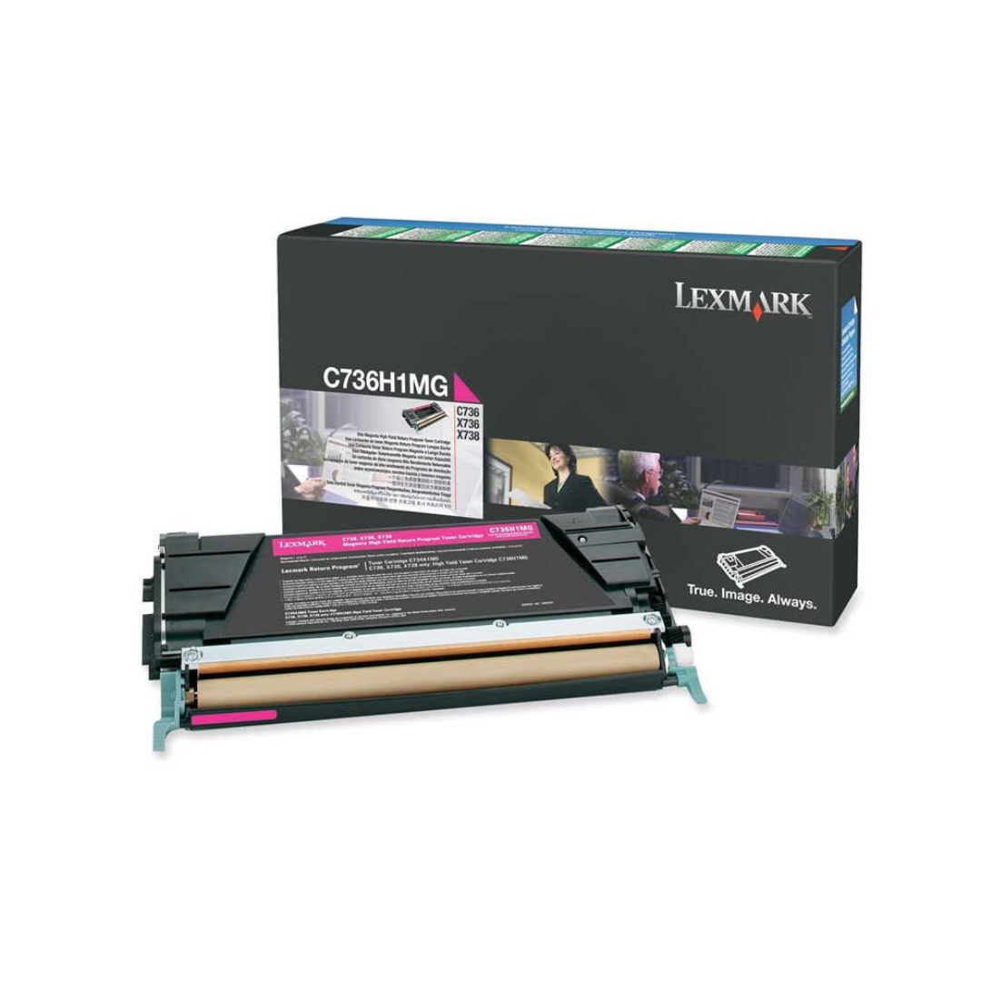 Lexmark C736-C736H1MG Kırmızı Orjinal Toner