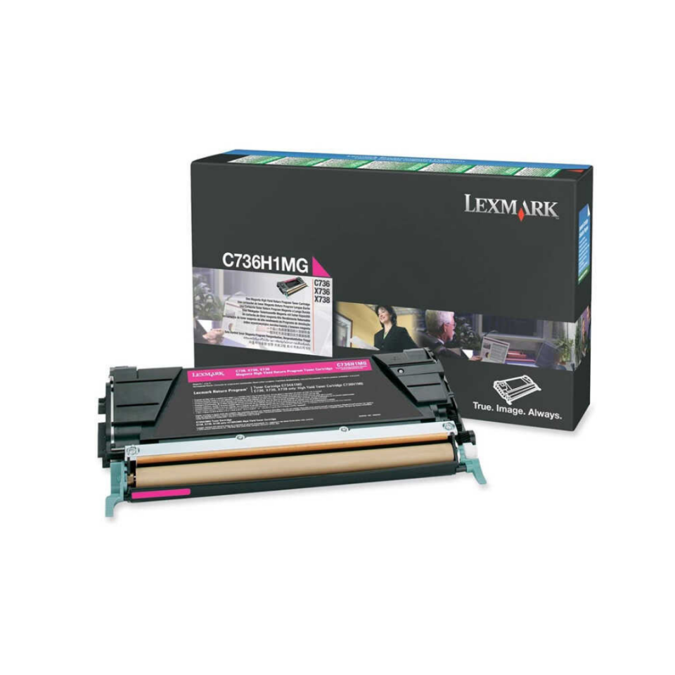 Lexmark C736-C736H1MG Kırmızı Orjinal Toner