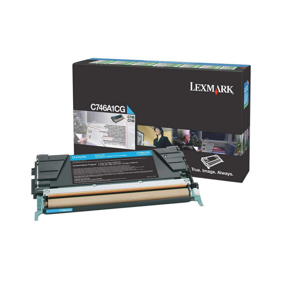 Lexmark C746-C746A1CG Mavi Orjinal Toner
