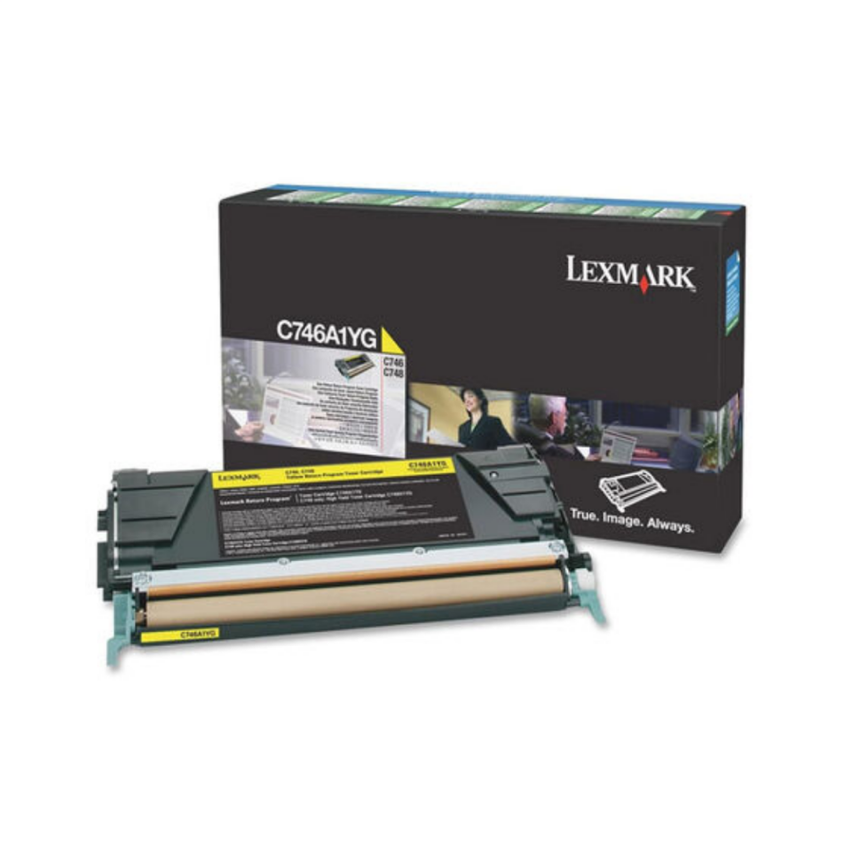 Lexmark C746-C746A1YG Sarı Orjinal Toner
