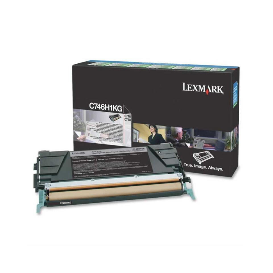 Lexmark C746-C746H1KG Siyah Orjinal Toner