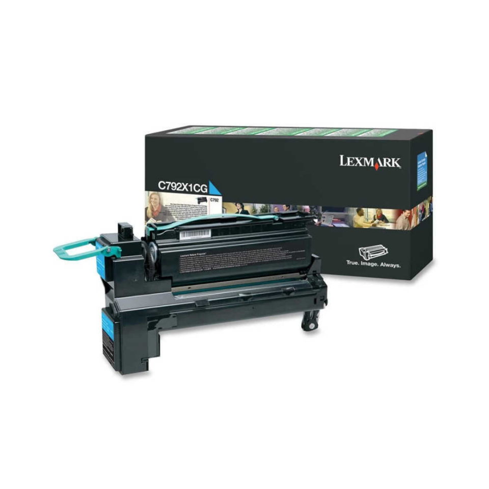 Lexmark C792-C792X1CG Mavi Orjinal Toner Yüksek Kapasiteli