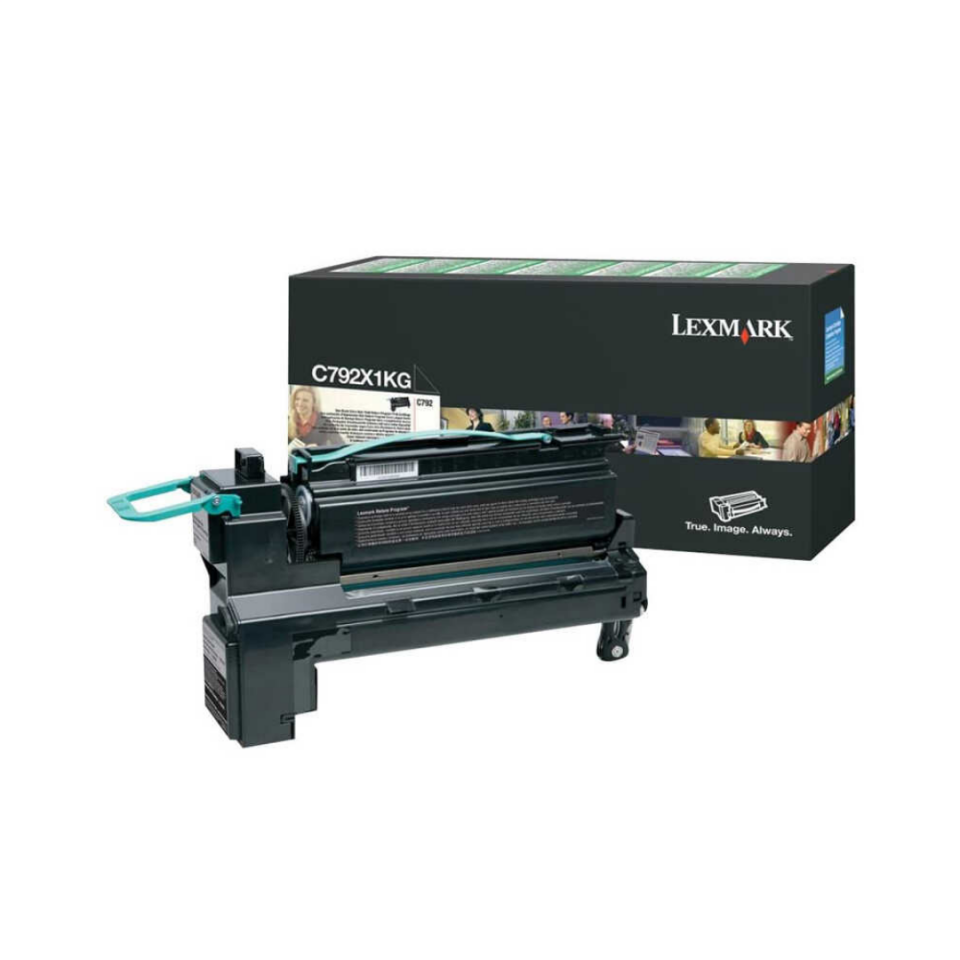 Lexmark C792-C792X1KG Siyah Orjinal Toner Yüksek Kapasiteli